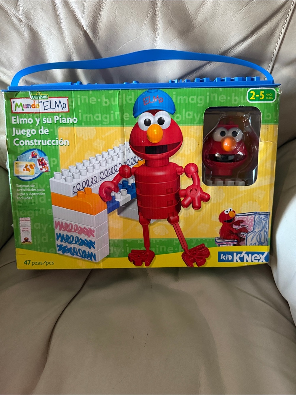 Elmo Construction Piano Toy - Red